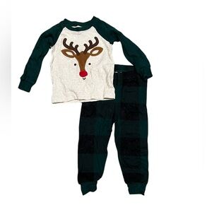 PJ Place Baby Christmas Reindeer Pajama Set 9-12M